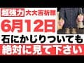 【超絶ヤバい】6月12日(木)までに石にかじりついても絶対見て下さい！このあと、トントン拍子に物事が上手くいく予兆です【2025年6月12日(木)大大吉祈願】