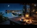 深度睡眠｜馬爾地夫海邊咖啡館鋼琴與海浪 🌙 | Maldives Seaside Cafe Piano &amp; Ocean Waves (6 Hours)