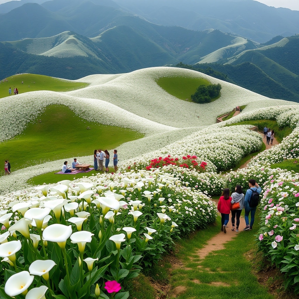 Spring Flower Sea: A Dreamy Journey to Yangmingshan National Park