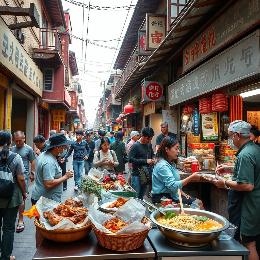 Explore Jinshan Old Street: 5 Must-Try Foods and the Perfect Combination of Culture and History!