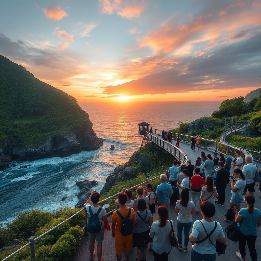 2025 Sunrise Viewing Event! Sanxiantai's unique coastline shines anew, a must-visit travel destination!