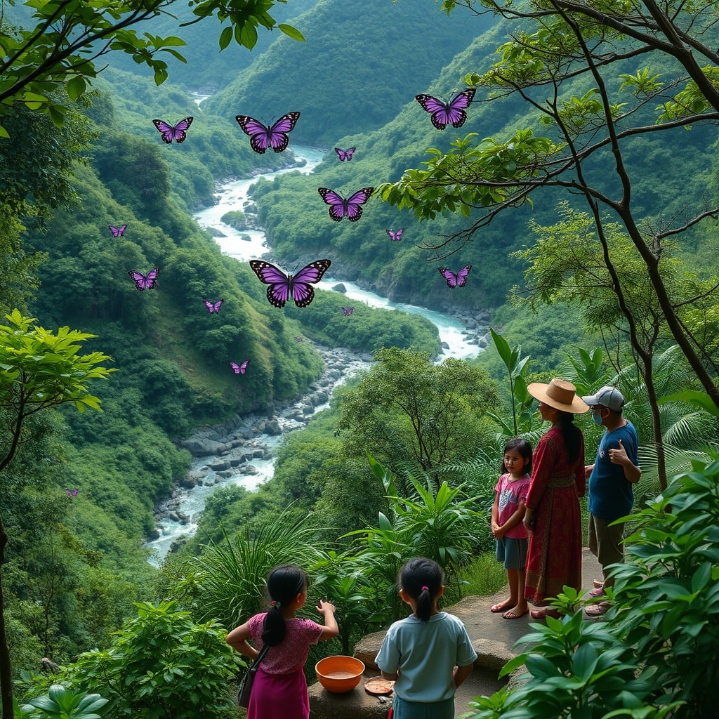Kaohsiung Maolin National Scenic Area: Exploring the Secret Realm of Purple Butterflies and Environmental Education Experiences of Indigenous Culture