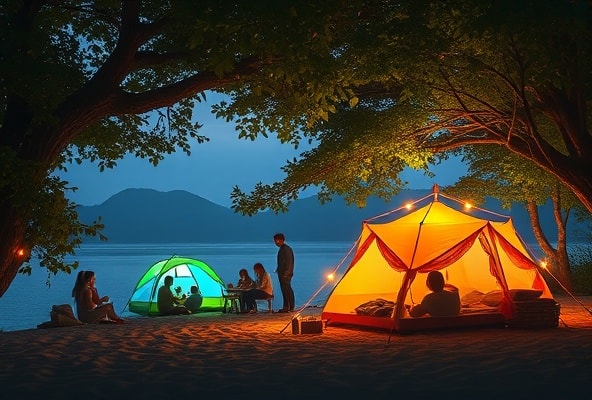 春節最佳露營熱點:北門雙春濱海遊憩區的星空帳篷與生態步道之旅