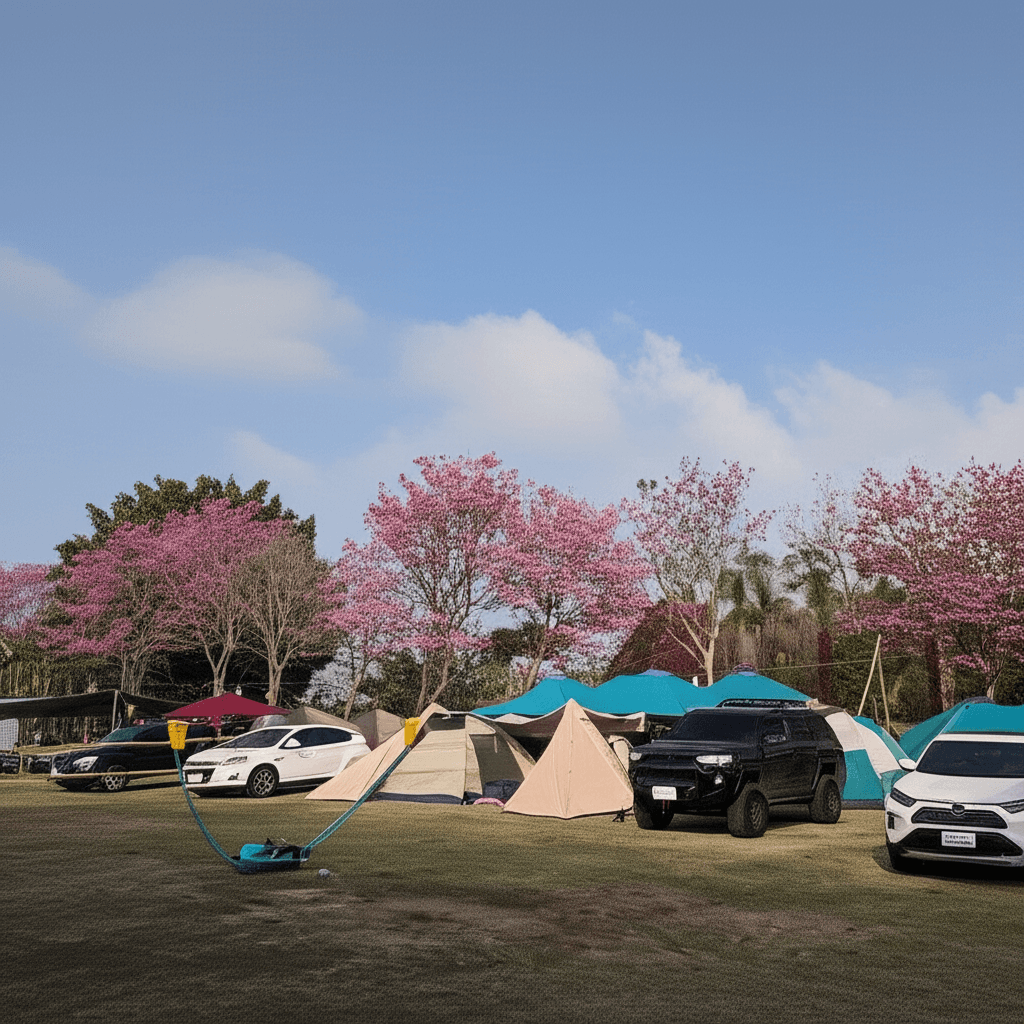 Yunlin's top choice for family camping: Douliu Thirteen Farm, with spacious campsites, rich facilities, and the embrace of nature!